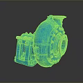 Blue Household Water Pump With Efficient Design For Domestic Water Supply