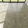 Grey Textured Floor Tiles In Modern Space With Natural Light 3d model