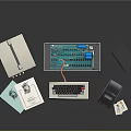 Apple I Computer With Monitor Keyboard Circuit Board Cards And Box
