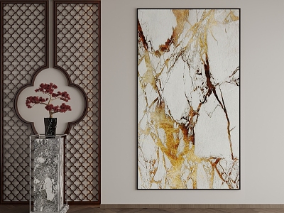 New Chinese Decorative Painting 3d model