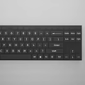Black Slim Wireless Keyboard and Mouse Combo for Computer Use