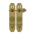 Chinese-style Gula Handle Door Latching Pin Buckle Chinese-style Handle Chinese-style Retro Copper Handle 3d model