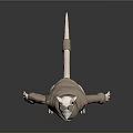 Game Movie Character Rat Wearing Silver Metallic Shiny Coat With White Fur Big Ears