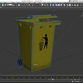 Trash Can Large Trash Can Outdoor Trash Can Community Trash Can Park Trash Can Low Face Number Low Model Simple Model Game Video Level Super Realistic High Precision 3d model