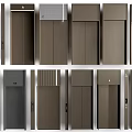 Hotel Elevator Lobby With Modern Metal Elevator Doors In Various Styles