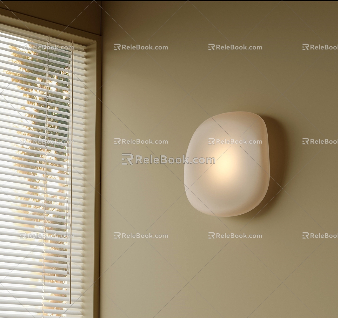 Modern wall lamp 3d model