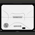 Gate Access Control System Featuring White Black Panel NORTHRIDE Speaker And Functional Design 3d model