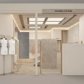 Modern Women's Studio Clothing Store with Mannequins and Stylish Clothes