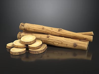 Natural Solid Wood Sofa And Coffee Table Set For Warm Modern Home Living Room 3d model