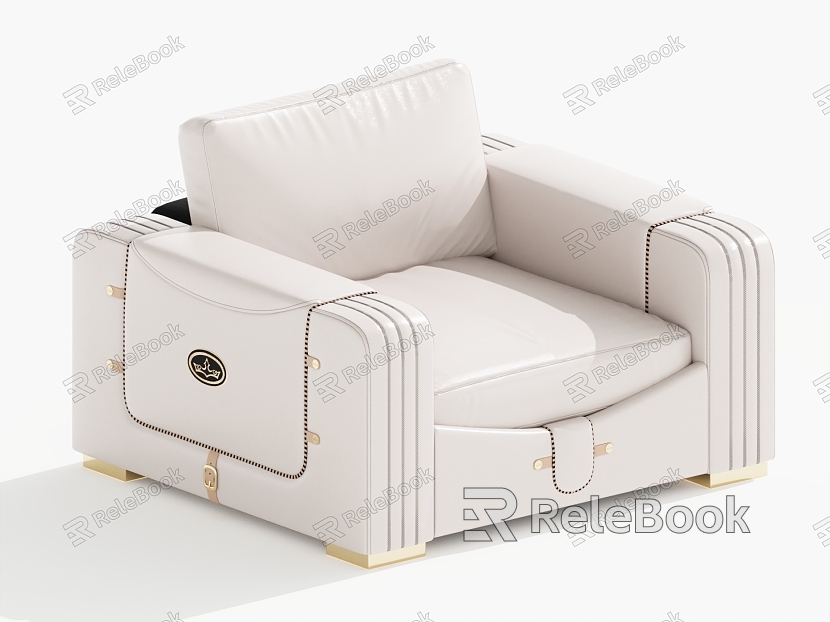 Modern Single Sofa Single Chair Leisure Chair model