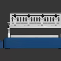 Three Lab Mixers With Blue Base And Various Top Plate Designs For Lab Applications