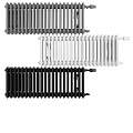 Modern Black White and Grey Radiators With Stylish Design for Home Heating