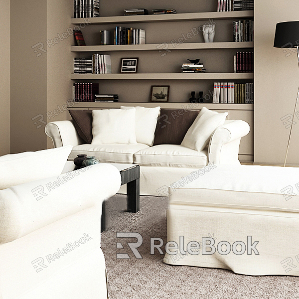 Sofa coffee table combination model