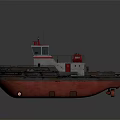 INDUSTRIAL LOFT SHIP Vessel Ship Navigation Ship Water Transport 3d model