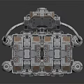 Modern fighter sci-fi fighter next-generation fighter sci-fi fighter 3d model
