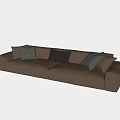 Modern Multiplayer Sofa 3d model