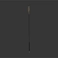 Long Thin Metal Rod Tool With Feather Like Top Structure Design