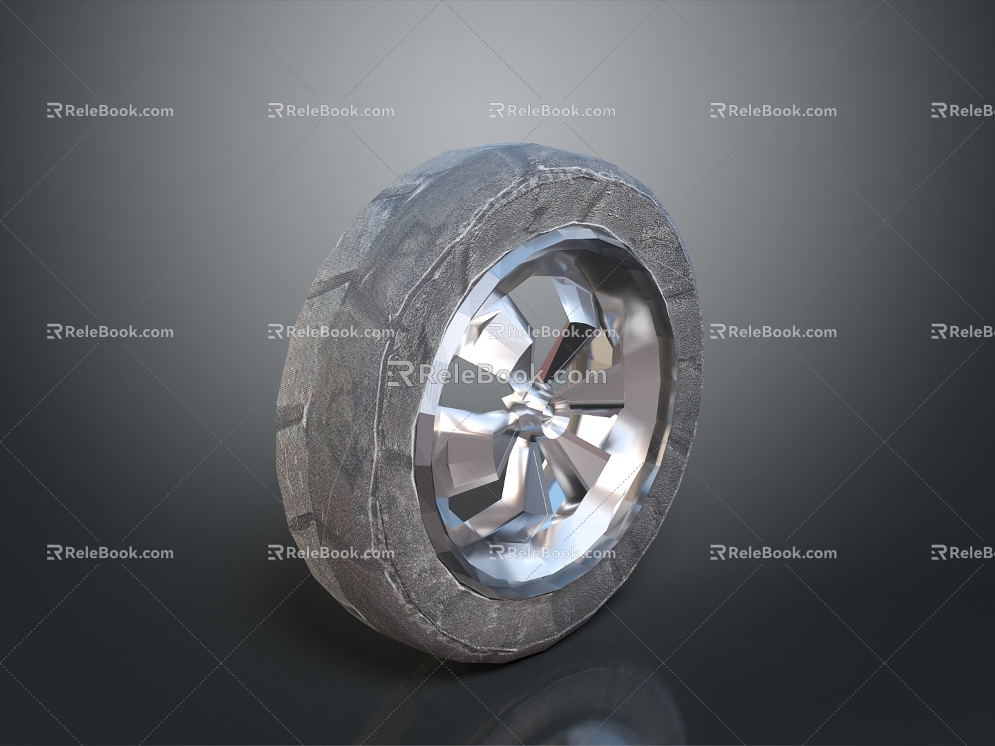 Tire tire wheel hub Volkswagen wheel hub Volkswagen tire new tire car outer tire car wheel hub 3d model