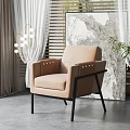 Modern single sofa 3d model