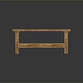 Wooden Kids Table with Simple Design for Children Study and Playroom