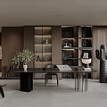 Spacious Modern Duplex Living Room Interior Design With Oversized Sofa And Curved Chandelier