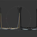 Fashion Accessories Stylish Eyeglasses with Multiple Frame Shapes Different Colors Square Round Designs Reflective