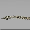 Natural Mountainous Terrain With Detailed Topographic Features And Valley Formations