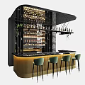 Bar Counter 3d model