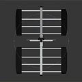Commercial Outdoor Antenna With Multi Element Metal Structure For Signal Reception