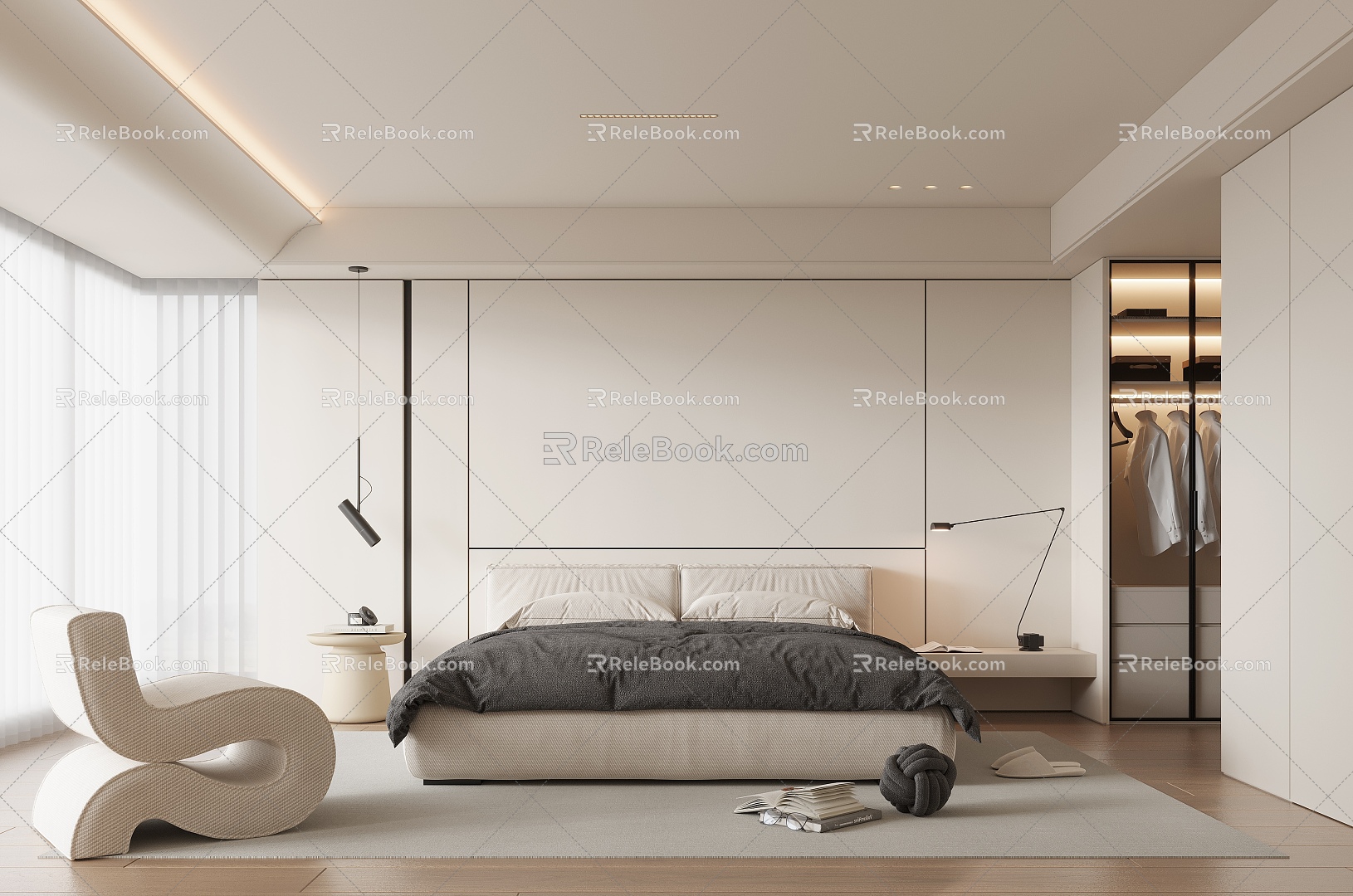 Modern Bedroom 3d model