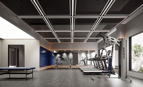 Modern Gym 3d model