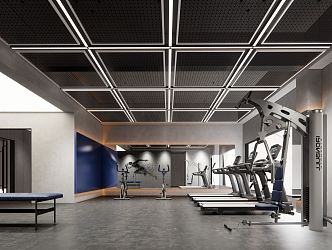 Modern Gym 3d model