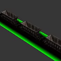 railway hopper car 3d model