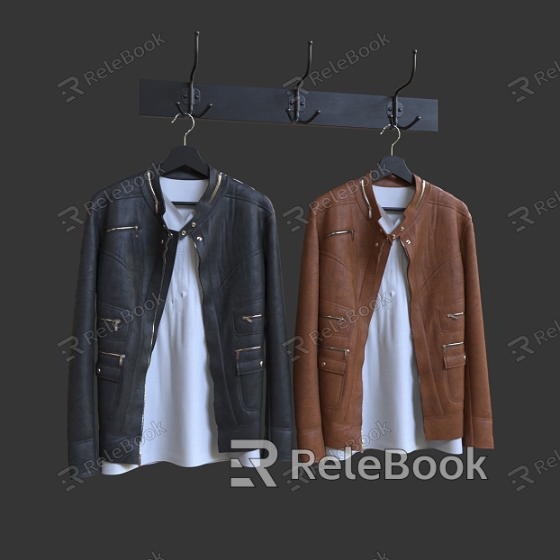 Jacket Jacket Jacket Leather Jacket Men's Clothes Sportswear Sports Jacket Casual Jacket Dress Clothes model