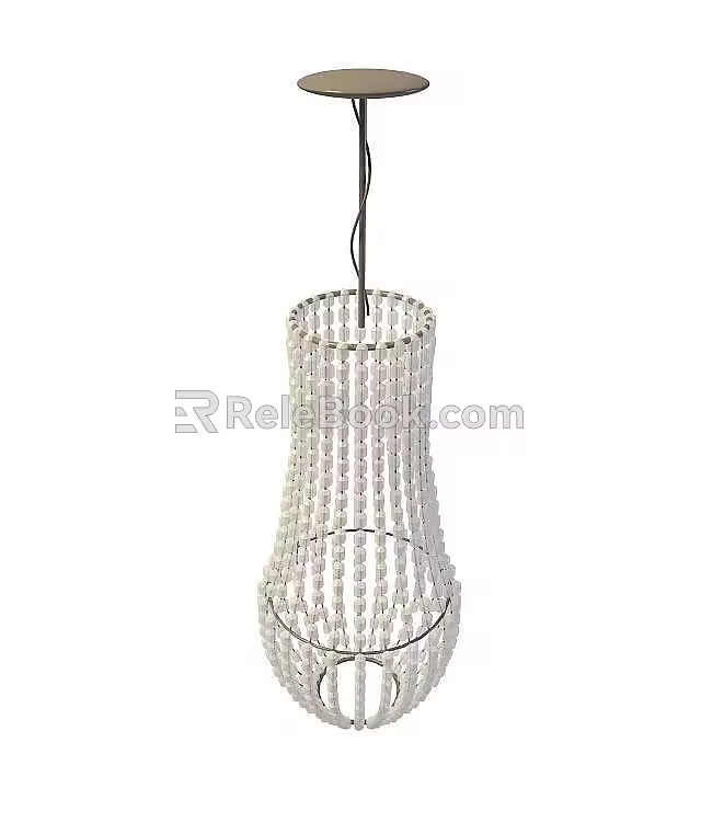 Crystal chandelier 3d model