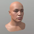 Human Head Male Head Male Head Face Middle-aged Male Head Asian Head Low Face Number Low Model Simple Model Game Video Level Super Realistic High Precision 3d model
