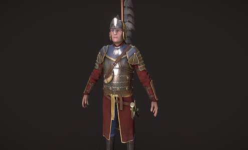 Polish Wing Cavalry 3d model