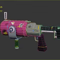 Sci-fi Pistol Sci-fi Firearms Next Generation Firearms Sci-fi Game Gun Games Firearms Game Gun 3d model