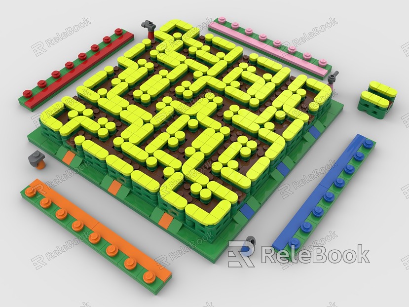 LEGO Toy Plant Greening Maze model