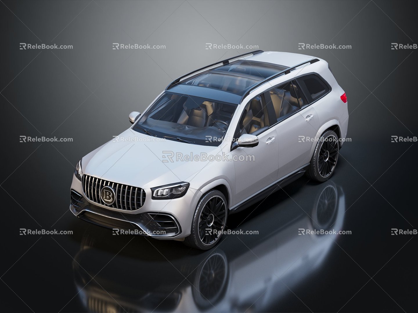 modern automobile vehicles 3d model