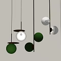 Modern chandelier 3d model