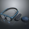 Advanced Interactive VR Headset System With Wireless Controllers And Base Station