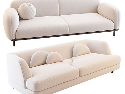 Modern double sofa model