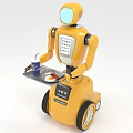 Restaurant Robot Service Robot Home Robot 3d model