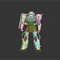 Mech Warrior Mech Soldier Machine Battlearm Mechanical Battlearm Machine Fighter Robot 3d model