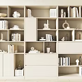 Bookshelf Storage Rack 3d model