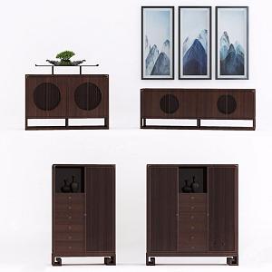 Side Cabinet 3d model