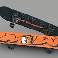 Skateboard Toy 3d model