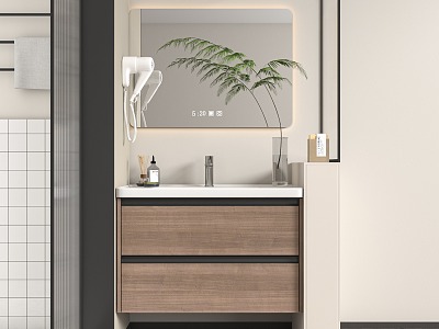 modern sink bathroom cabinet model