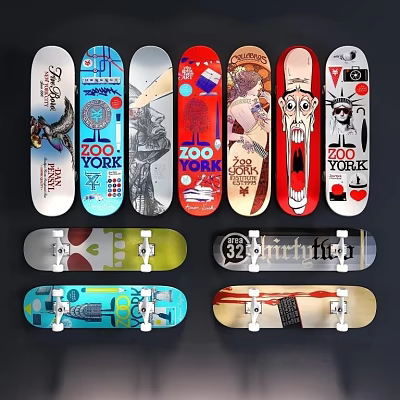 Skateboard 3d model